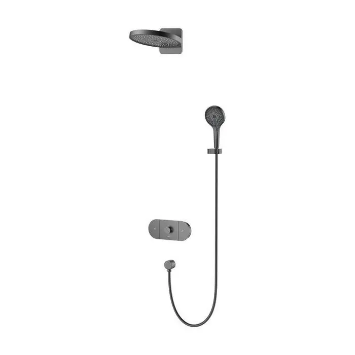 Ajánlat AREZZO design UNI termosztátos falsík alatti zuhanyszett, gun metal AR-6296GMArezzo Design