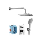 Expressz kézbesítés Ravak 10° Free falsík alatti zuhanyszett R-box-szal TD F 090.00CR.O2.RB070, króm , króm X07S011Ravak