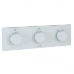 Árcsökkenés Kludi Tronic PUSHTRONIC elektronikus falsík alatti termosztát, matt fehér 3830053-00Kludi