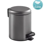Sapho POTTY Soft Close 3l szemetes, gun metal 320981Sapho Exkluzív ajánlat