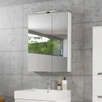 Prémium Tboss Mirror Box Recta 75 tükrös felső szekrény, dióTboss
