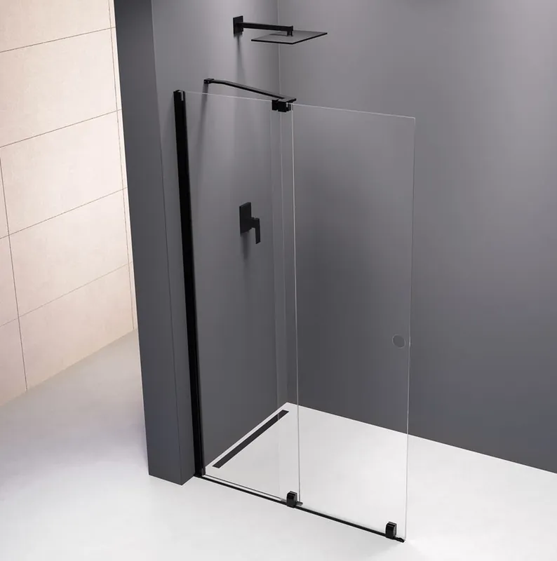 Szuper akció Sapho POLYSAN MODULAR SHOWER 140 cm tolóajtó fix résszel, matt fekete MS5-140BPolysan