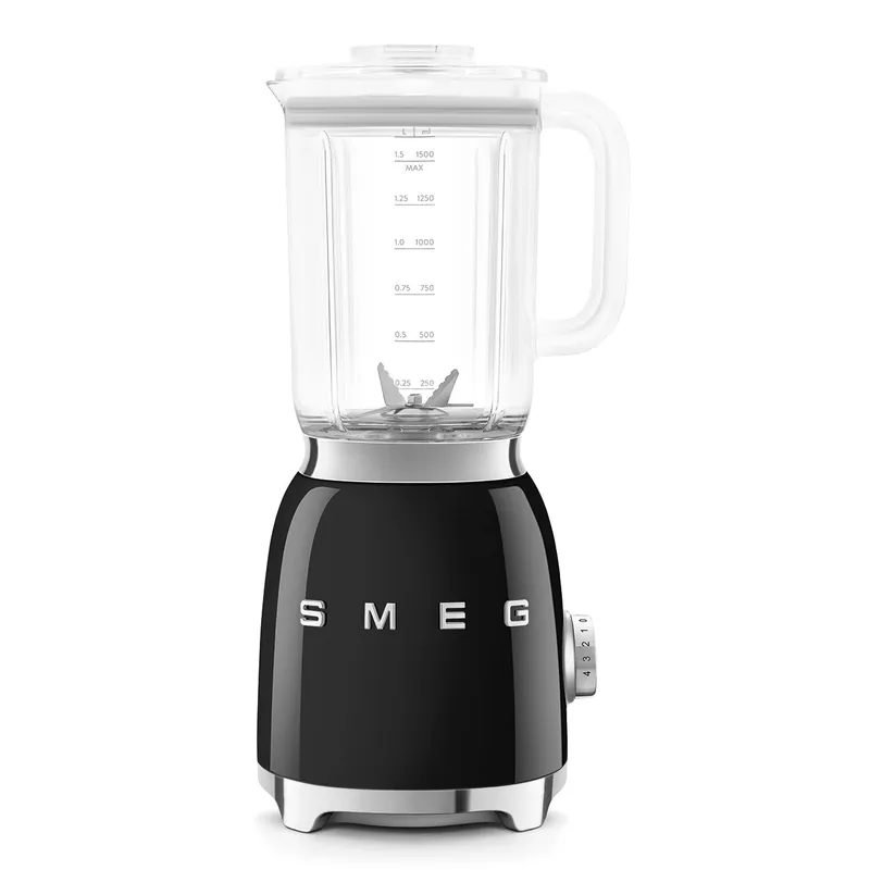 Gyors szállítás SMEG retro turmixgép, fekete BLF03BLEUSMEG