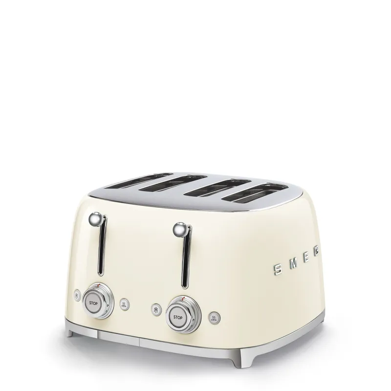SMEG retro 2x2 szeletes kenyérpirító, bézs TSF03CREUSMEG Gyors kiszállítás