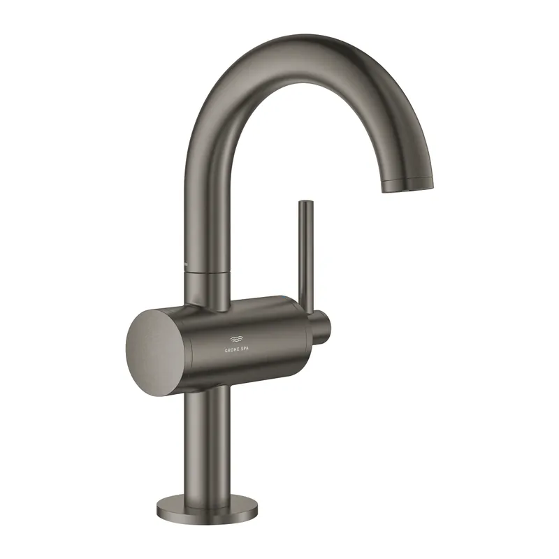 Vásárlói kedvenc GROHE SPA Atrio egykaros mosdócsaptelep M-es méret, brushed brushed hard graphite 24363AL0Grohe