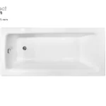 Besco TALIA SLIM 170x75 cm egyenes kád, fehér WAT-170-SLBesco Újdonság