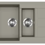 Utolsó esély EVIDO Cubo 6S compact gránit mosogató 800x500 platina 442062Evido