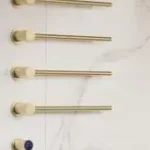 AREZZO design TUBELINE elektromos törölközőszárító radiátor, szálcsiszolt arany AR-TL45100BGArezzo Design Kihagyhatatlan ajánlat