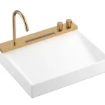 Hansgrohe Avalegra AquaUnit 580/475 mosdórendszer zuhanyvízsugárral, szálcsiszolt bronz 22472140Hansgrohe Rendeld meg most