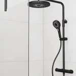 Wasserburg zuhanyszett termosztátos csapteleppel és zuhanyfal merevítővel, fekete 25.051-01BLWasserburg Bestseller