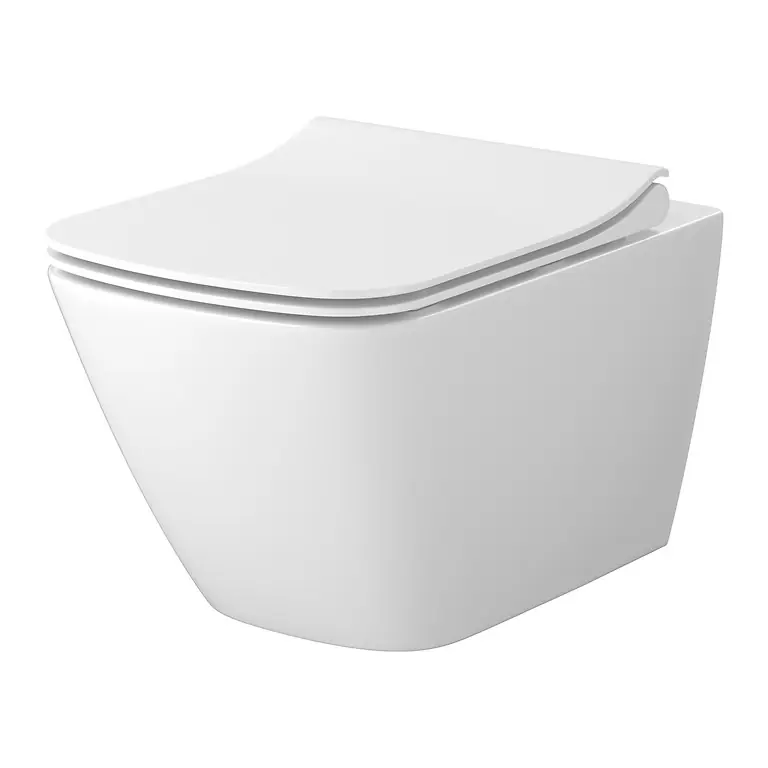 Cersanit City Pro Square Vortex fali wc lassú záródású ülőkével szett S701-884Cersanit Olcsó