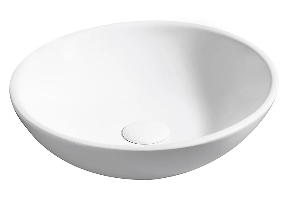 Árcsökkenés Kielle Idolio pultra ültethető mosdó 40 cm, fehér 30624410Kielle