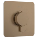 Árengedmény Hansgrohe Ecostat Comfort Q 1 funkciós falsík alatti termosztát, szálcsiszolt bronz 33712140Hansgrohe