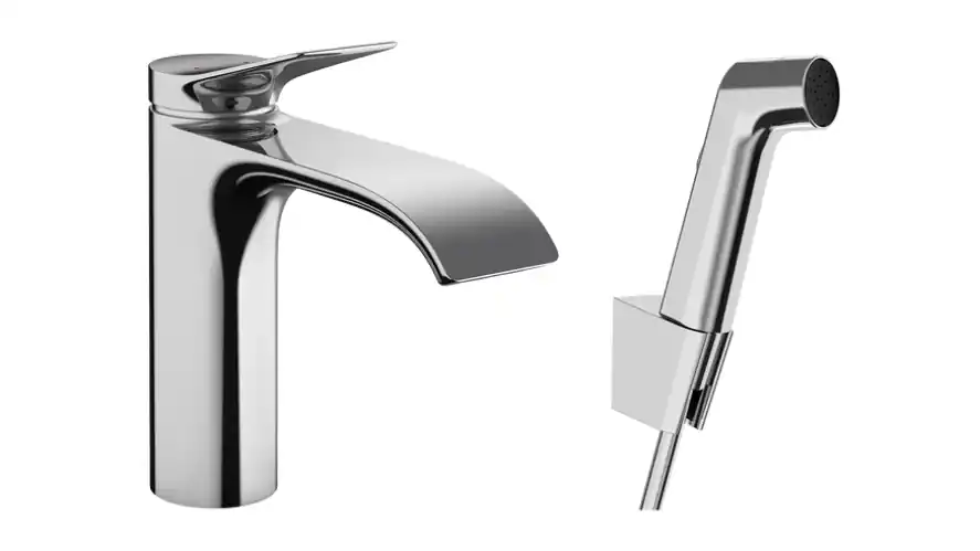 Hansgrohe Vivenis egykaros mosdócsaptelep bidé kézizuhannyal, króm 75210000Hansgrohe Prémium