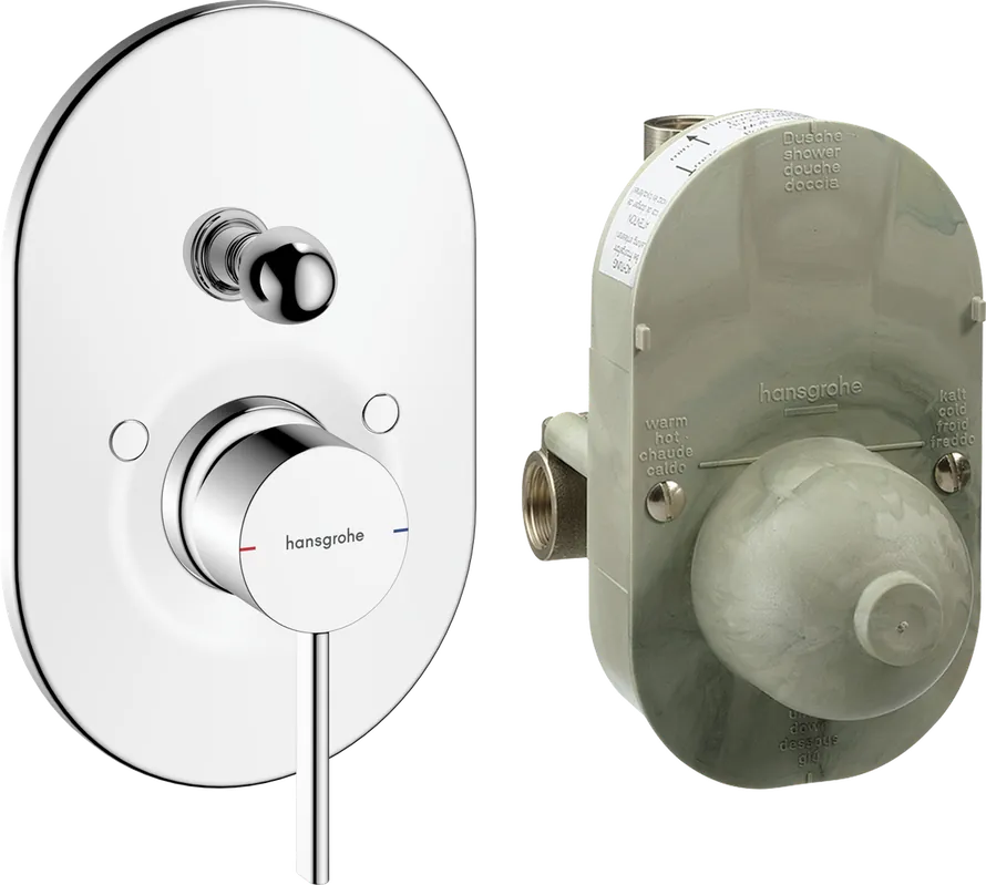 Bestseller Hansgrohe Zesis S egykaros falsík alatti kádcsaptelep alaptesttel, króm 74418000Hansgrohe