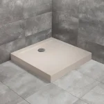 Expressz kézbesítés Radaway Doros Stone C 80x80 cm zuhanytálca előlappal, beige SDRC8080-05-84SRadaway