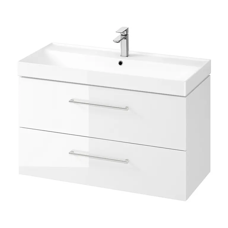 Cersanit Larga fürdőszoba szekrény mosdóval 100x45 cm, fehér S801-437Cersanit Vásárlói kedvenc