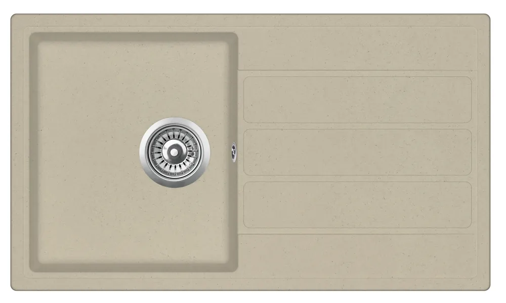 EVIDO Easy 45S gránit mosogató, 760 x 440 mm, bézs 105980Evido Akció