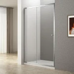 Szuper akció Sapho AQUALINE UGGA 140 cm tolóajtó transzparent üveggel, króm ATS140Aqualine