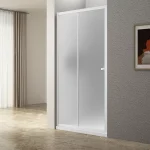 Sapho AQUALINE UGGA 120 cm tolóajtó brick üveggel, fehér AWS120Aqualine Ne maradj le