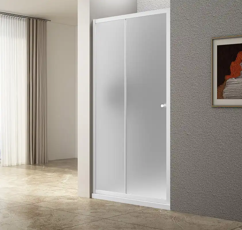 Sapho AQUALINE UGGA 120 cm tolóajtó brick üveggel, fehér AWS120Aqualine Ne maradj le