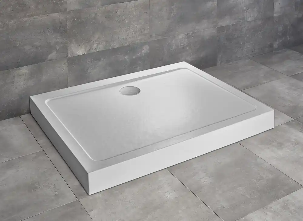 Alacsony ár Radaway Doros Stone D 120x80 cm zuhanytálca előlappal, fehér SDRD1280-05-04SRadaway