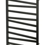 Legjobb ár Radeco River 4 fürdőszobai radiátor 1395X530 mm 536 W, fekete (RAL 9005)Radeco