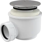 ALCA (Alcaplast) zuhanytálca szifon, lefolyóméret 60 mm, króm A47CR-60Alcaplast Árcsökkenés