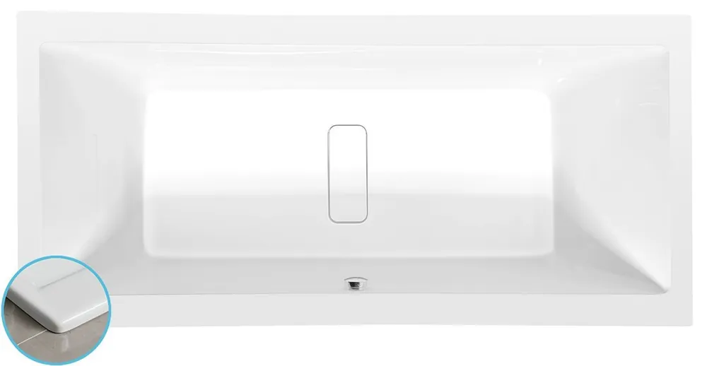 Rendeld meg most Sapho POLYSAN MARLENE SLIM 180x80 cm egyenes kád, fehér 72034SPolysan