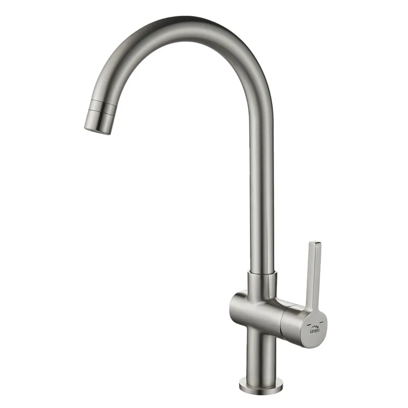 LAVEO ALITA mosogató csaptelep, szálcsiszolt inox BVA_368DLaveo Expressz kézbesítés