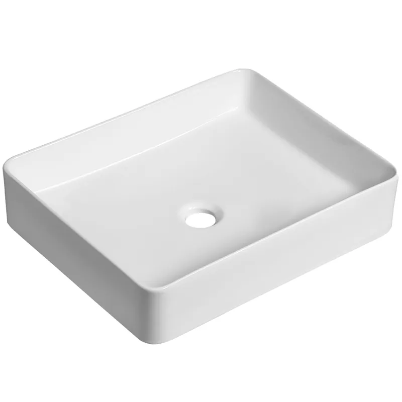 LAVEO KVADRATO pultra ráültethető mosdó 47x36 cm, fehér VUK_6247Laveo Vásárlói kedvenc