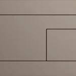 Tece Velvet ujjlenyomat mentes WC működtetőlap, Beige Brown 9240730Tece Exkluzív ajánlat