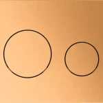 Utolsó esély Tece Loop Metallic WC működtetőlap, sárgaréz 9240936Tece