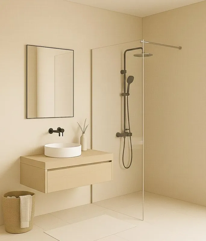 Bestseller Inspiro Design Liberta 80 cm Walk-In zuhanyfal, króm ZUW-80Inspiro Design