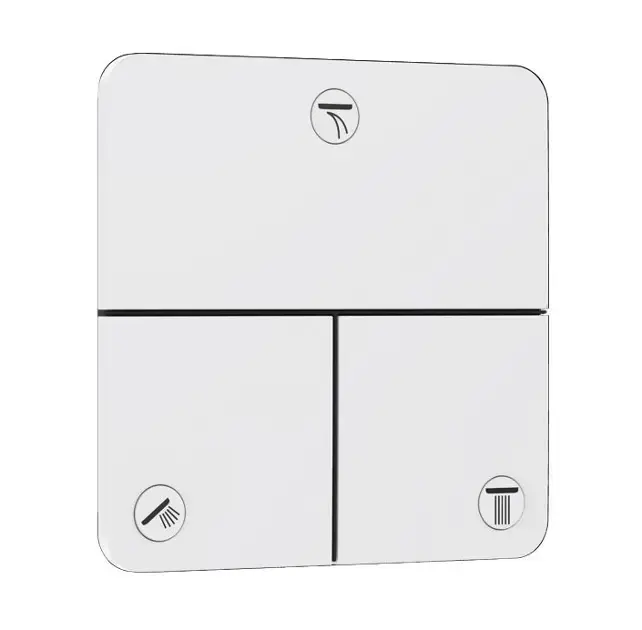Újdonság Hansgrohe - ShowerSelect Comfort - Termosztátos váltó- és elzárószelep - 15587700