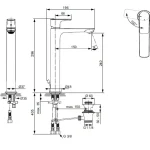 Ideal Standard - Connect Air - Mosdó csaptelep - A7026A2 Bestseller