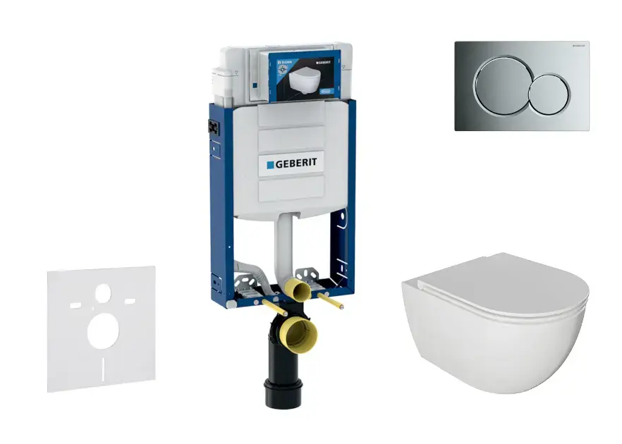 Geberit - Kombifix - Fali WC szett - SANI15CA1114 Olcsó