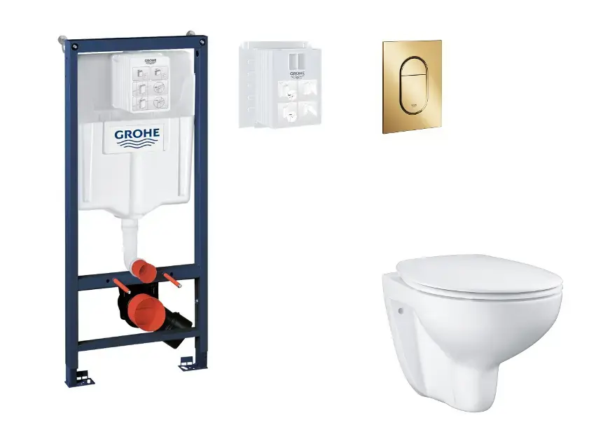 Akciós ár Grohe - Rapid SL - Fali WC szett - SANI11BB4125