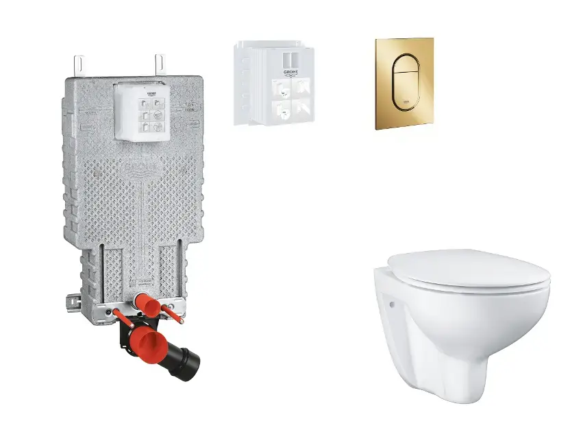 Expressz szállítás Grohe - Uniset - Fali WC szett - SANI15BB4105