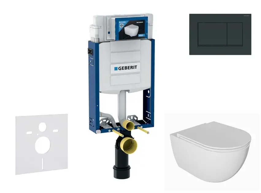 Geberit - Kombifix - Fali WC szett - SANI15CA5115 Biztonságos fizetés