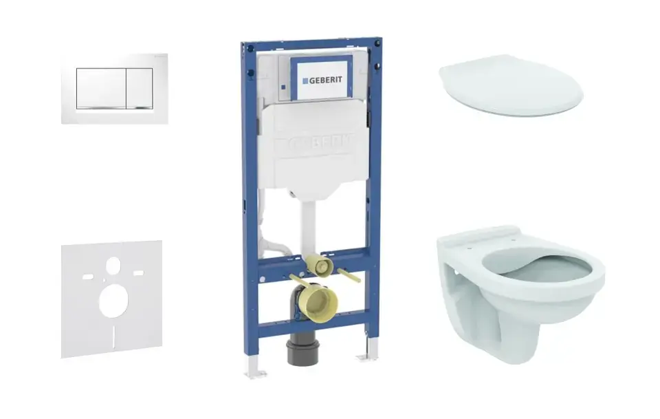 Kiárusítás Geberit - Duofix - Fali WC szett - SANI11CD3128