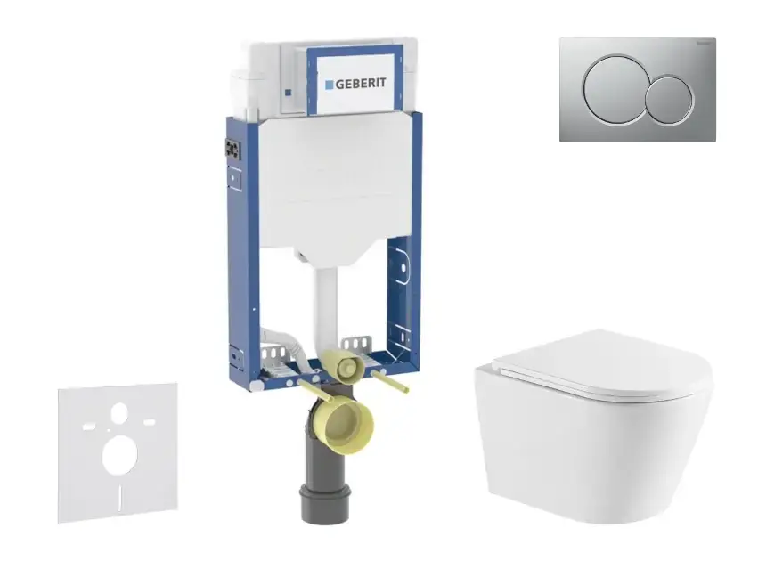 Geberit - Kombifix - Fali WC szett - SANI15CA2104 Prémium