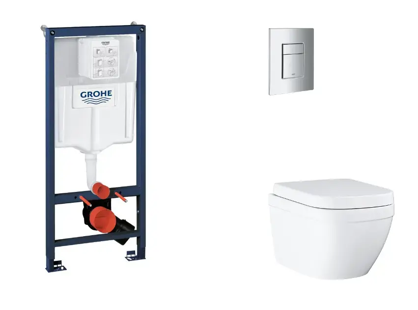 Biztonságos fizetés Grohe - Rapid SL - Fali WC szett - SANI11BB2116