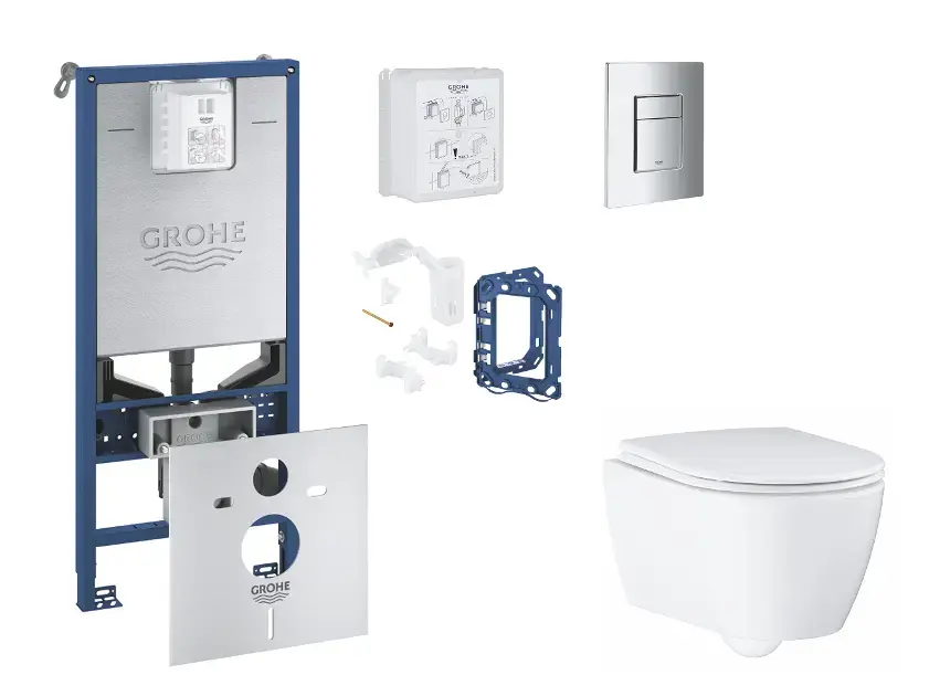 Expressz kézbesítés Grohe - Rapid SLX - Fali WC szett - SANI11BB2131