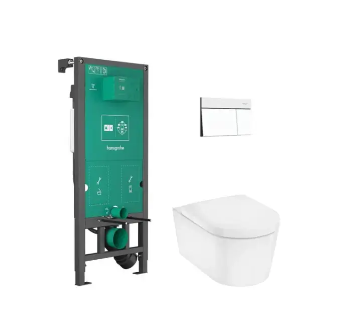 Hansgrohe - EluPura S - Fali WC szett - 60303700 Legjobb ár