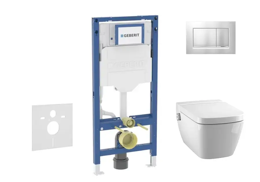 Azonnali szállítás Geberit - Duofix - Fali WC szett - SANI11CT2106