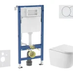 Akció Geberit - Duofix - Fali WC szett - SANI11CA31124